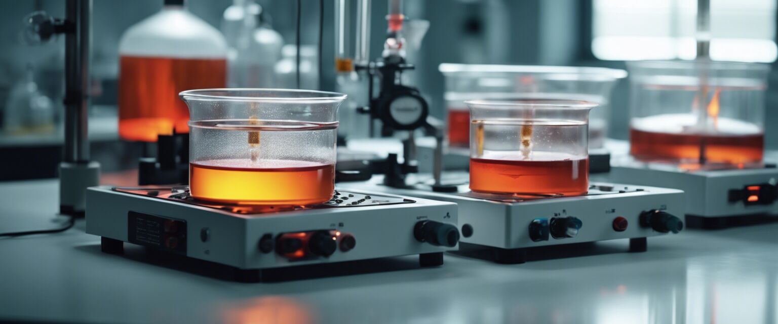 Laboratory hot plates in action